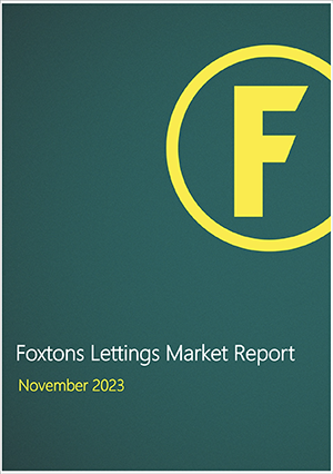 foxtons lettings market report november 2023 cover
							photo