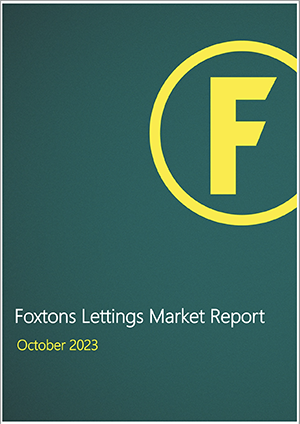 foxtons lettings market report october 2023 cover
							photo