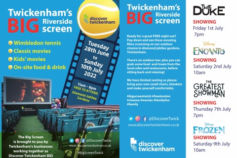 Twickenham event flyer