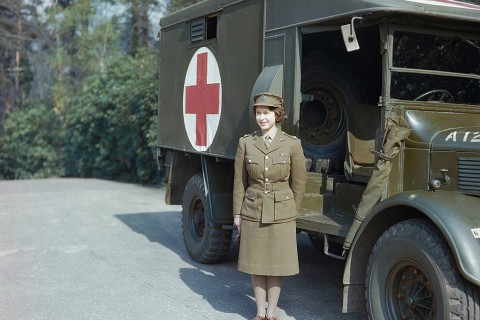 Princess Elizabeth in ATS uniform
